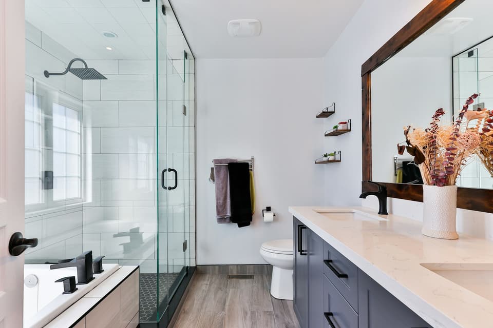 Spotless bathroom